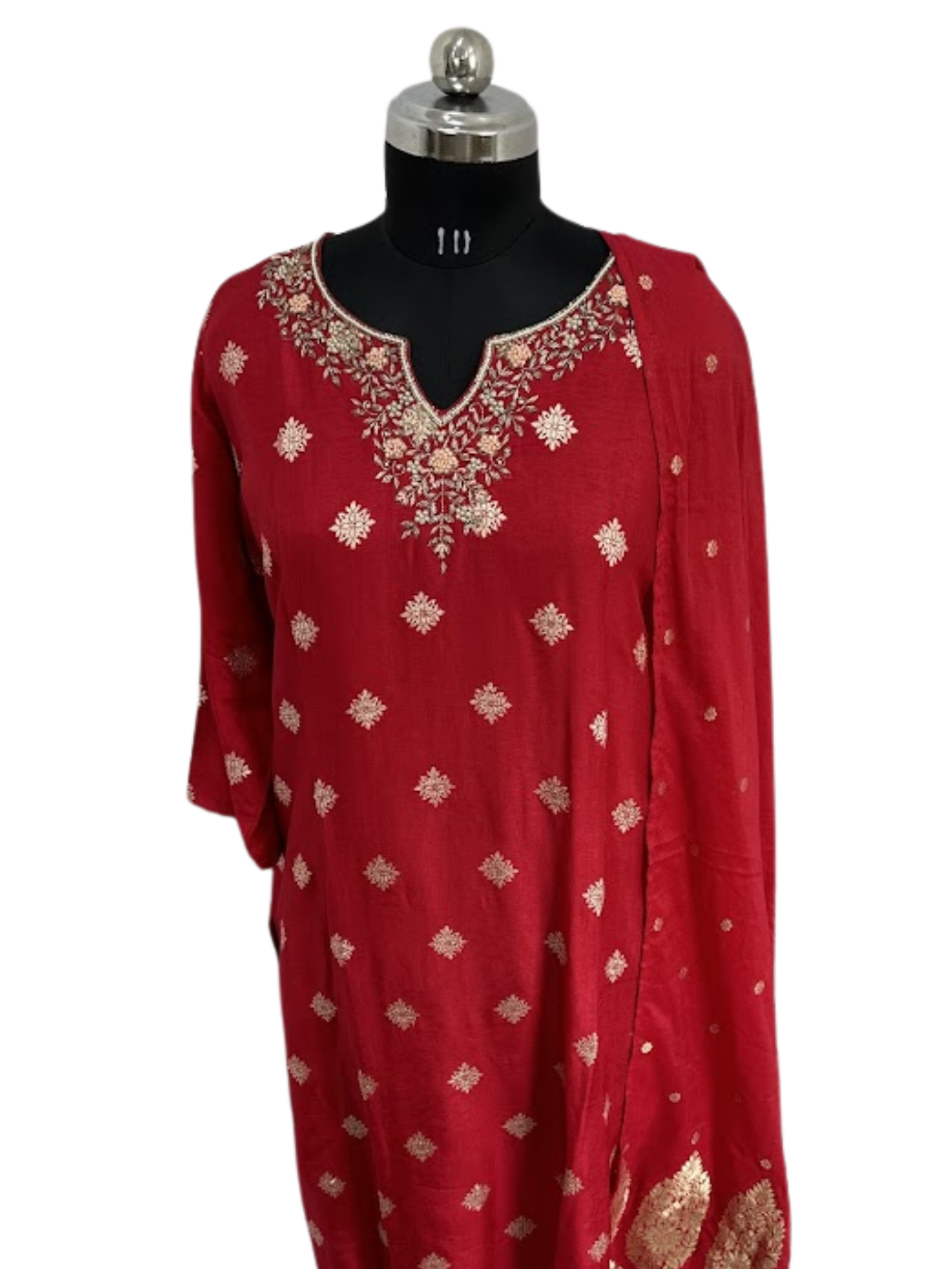 Red Banarasi
